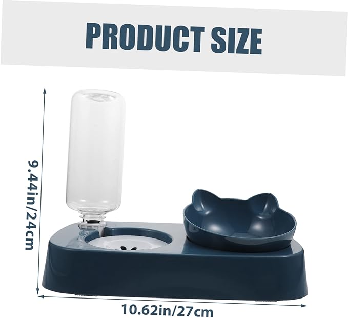 Practical Pet Drinking Bowl Elevated Cat Dog Feeder Bottle Easy to Clean Automatic Pet Food Dispenser