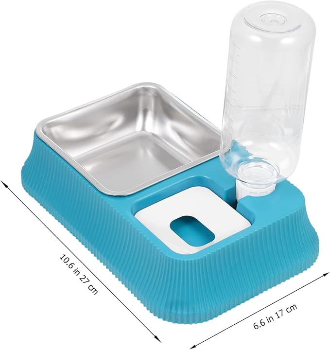Detachable Dog Feeder with Skid Base Convenient Automatic Water Dispenser for Cats and Dogs Practical Indoor Pet Supply Easy to and Maintain Stylish Design