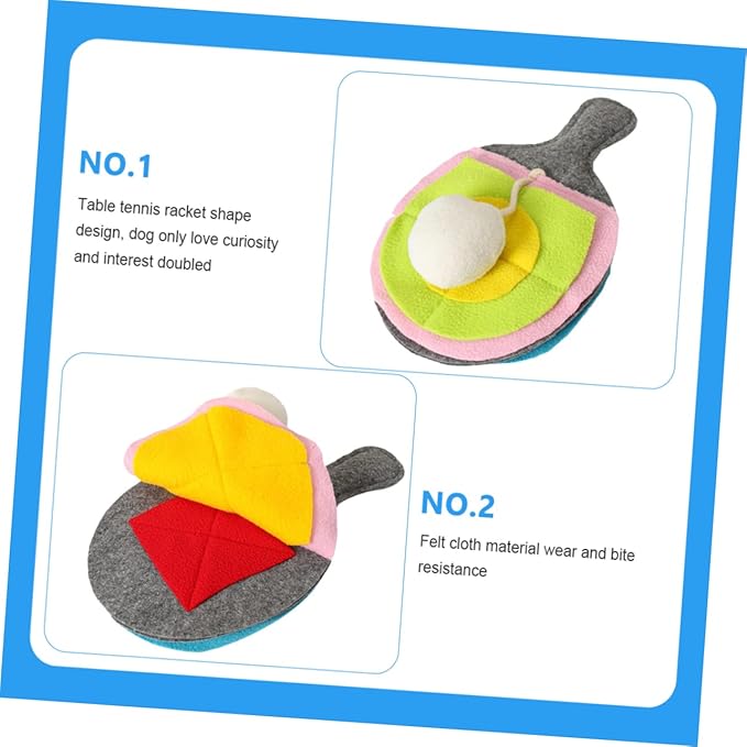 SUPVOX Pet Training Toy for Dogs Cats Slow Feeding Plaything Dog Foraging Toy Sniffing Pad