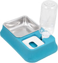 POPETPOP Detachable Pet Water Bowl with Fall Design Automatic Dog Water Dispenser Multi Function Feeder for Cats Dogs Material Suitable for Home Pet Shops