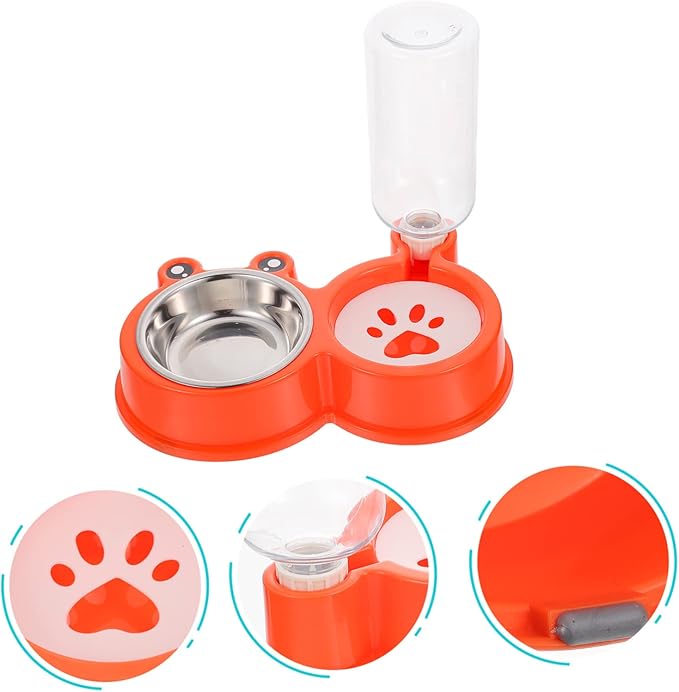 BESPORTBLE 1pc Automatic Dog Water Dispenser and Pet Bowl Slip Design Bowl and Automatic Feeder for Dogs Cats Lightweight and Easy to Clean for Home Use