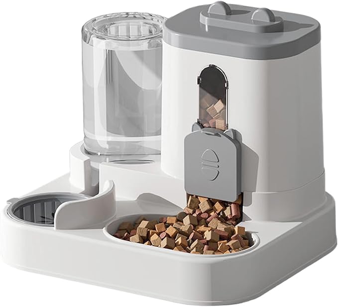 Automatic Pet Feeder - 10 Inches Food Dispenser for Dogs and Cats with Function, Large Bowl for Scheduled Meals and Treats, Home Indoor Feeding Solution Small Medium Dogs Kitten Animal