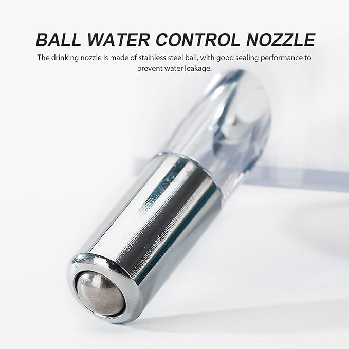 Toyvian Automatic Dog Water Dispenser with Nozzle Leak Pet Water Bottle for Cats and Dogs Easy Design for for Home Use