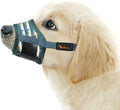 HEELE Dog Muzzle,Soft Nylon Muzzle Anti Biting Barking Chewing,Air Mesh Breathable Drinkable Adjustable Loop Pets Muzzle for Small Medium Large Dogs 4 Colors 4 Sizes (P-Green Valley, XL)