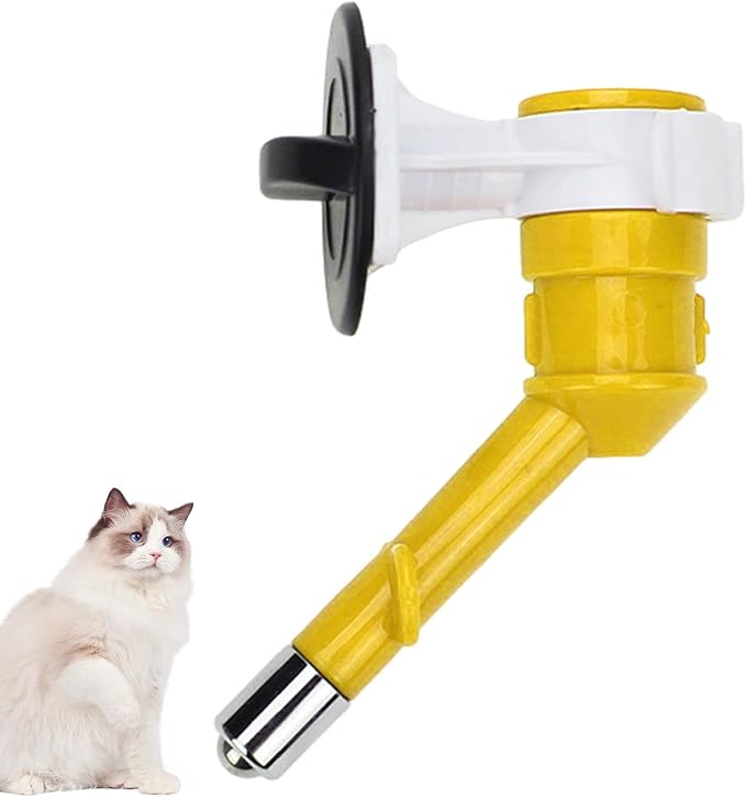 Pet Water Dispenser Nozzle - Portable Anti-Leaking Water Dispenser,Multifunctional No-Drip Fountain Reusable Automatic Dogs Feeder Nozzle for Dogs