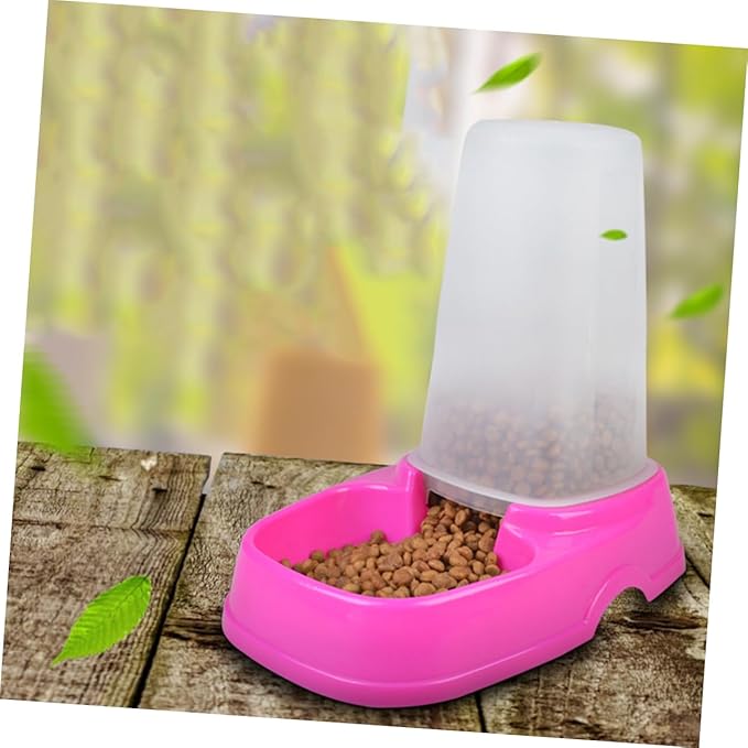 VANZACK 2pcs Automatic Pet Feeder for Cats Cat Food Feeder Dispenser Safe Easy to Clean for Pet Use