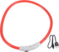 Led Glowing Puppy Collar USB Rechargeable Dog Accessory for Pets Eye-catching and Fashionable for Parties and