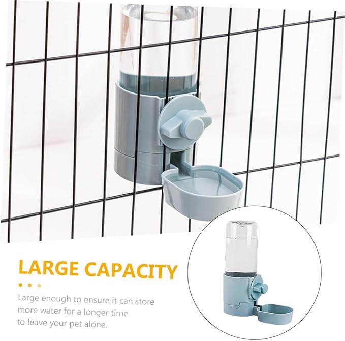 POPETPOP Indoor Cat Water Feeder Hanging Waterer Capacity for Dogs Cats and Automatic Pet Drinking Bowl Easy Installation Bottle Design for Continuous Supply