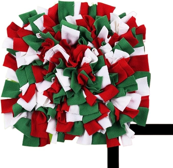 Mini Square Snuffle Mat for Small Pets, Interactive Nose Work Toy for Rabbits Hamsters Dogs, Fun Foraging Pad for Boredom Relief and Energy Release (A04)