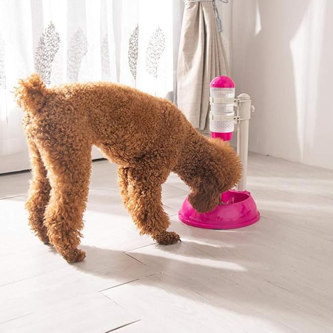 balacoo 1pc Automatic Pet Water Dispenser and Food Feeder Pet Supplies Water Bottle and Roller Nozzle for Dogs and Cats Easy to Use and Design