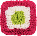 Mini Square Snuffle Mat for Small Pets, Interactive Nose Work Toy for Rabbits Hamsters Dogs, Fun Foraging Pad for Boredom Relief and Energy Release (A09)
