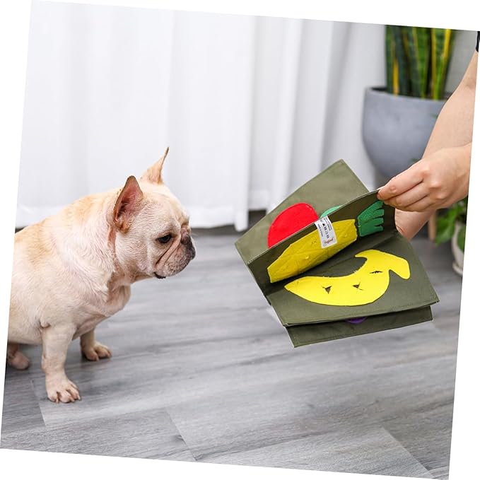 PET Dog Food Leakage Training Blanket Interactive Nose Work Toy for Dogs Educational Feeding Book Slow Feeder Design for PET Play and Training