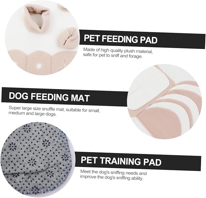 ibasenice Pet Snuffle Mat for Dogs Feeding Mat for Nose Work and Training Removable and Washable Stimulates Foraging Instinct for Enhanced Mealtime Enjoyment