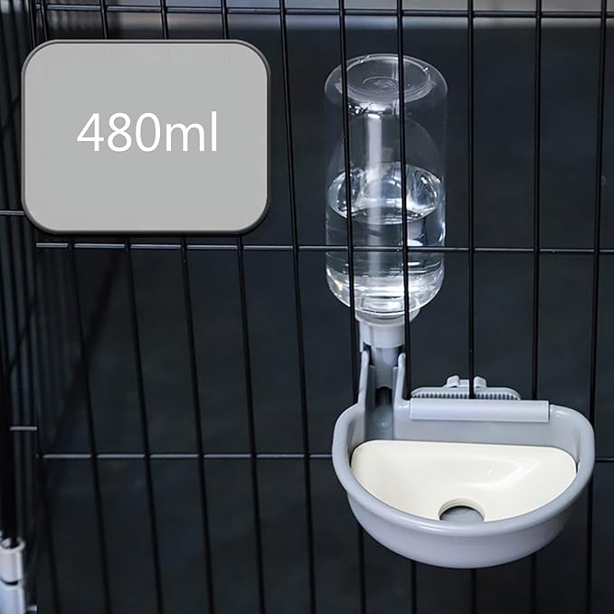Pet Water Dispenser for Water Feeder Automatic Feed Fountain for Small Dogs Puppies Cats Easy to Hang for