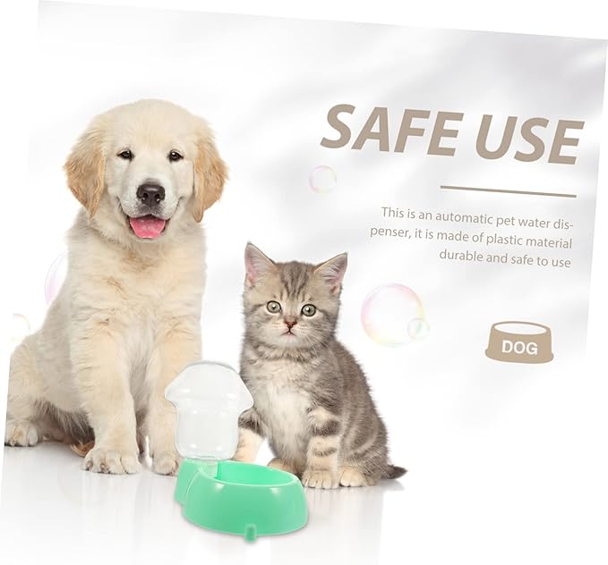 Automatic Dog Water Feeder Pet Bowl Dispenser Safe High-Density Material