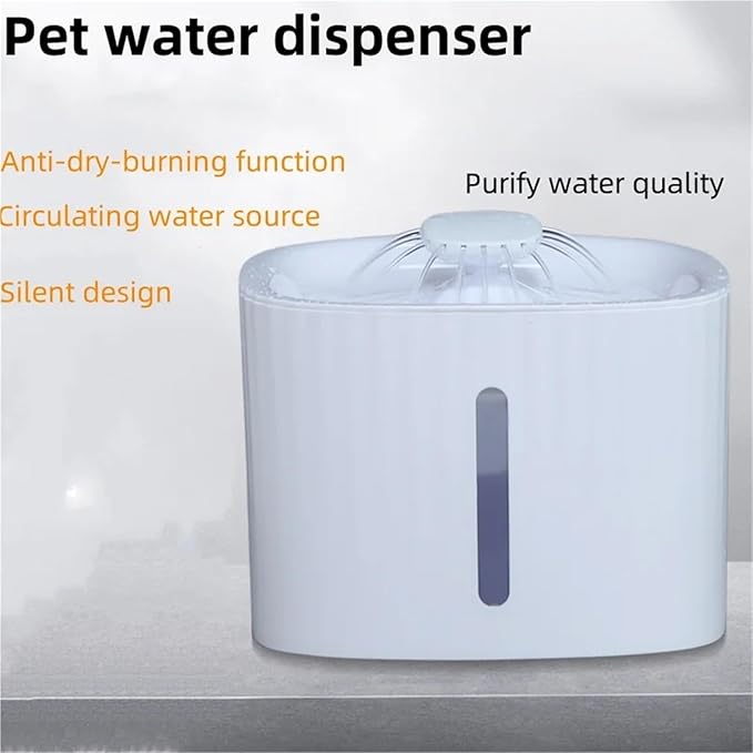 Automatic Circulating Pet Water Dispenser, No-Wet-Mouth Cat Dog Drinking Bowl Pet Supplies