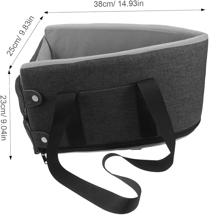 POPETPOP Portable Dog Car Seat Washable Pet Seat for Dogs and Cats and Tear-Resistant Material Fit for Outdoor to Clean and Install Season Comfort