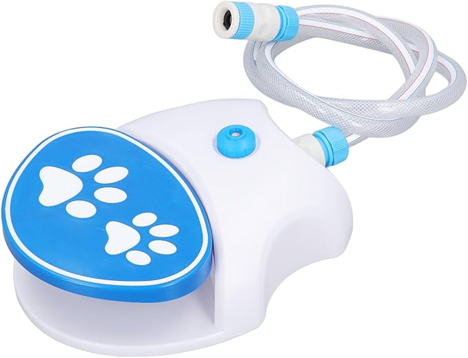 Klauenfuhundwasserbrunnen Step Donors, Automatic Sprinkler with Hose for Dogs and Cats, Suitable for and Types