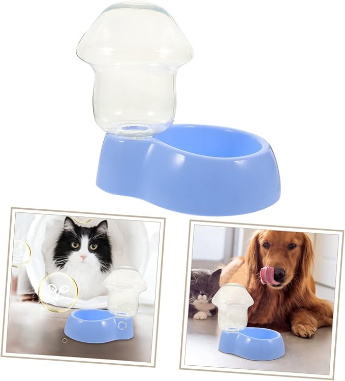 NOLITOY Pet Water Dispenser Automatic Dog Water Bowl Large Capacity Holder for Cats Dogs Slow Feeder Drinking Device Container