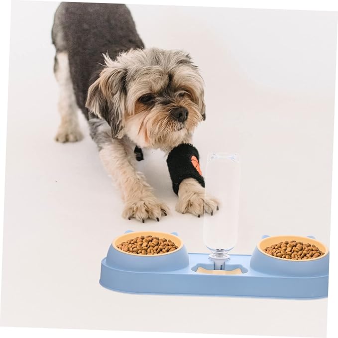 HANABASS Plastic Feeding Bowl Pet Feeding Device Cat and Dog Automatic Feeder and Drinker