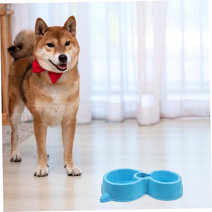 VOSAREA Food Bowls Automatic Water Dispenser for Cats and Dogs Detachable Pet Feeding Water Bottle Insert Easy to and Maintain for Busy Pet Owners
