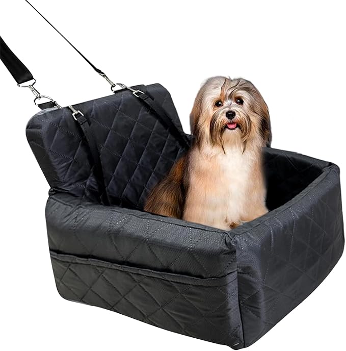 Dog Car Seat - Hammock Washable Detachable Removable Cover for Cat Carrier Pet Travel, Comfortable Safety Seat for Small Large Dogs Ideal for Road Trips Camping Truck Sedan SUV Vet Visits Dail