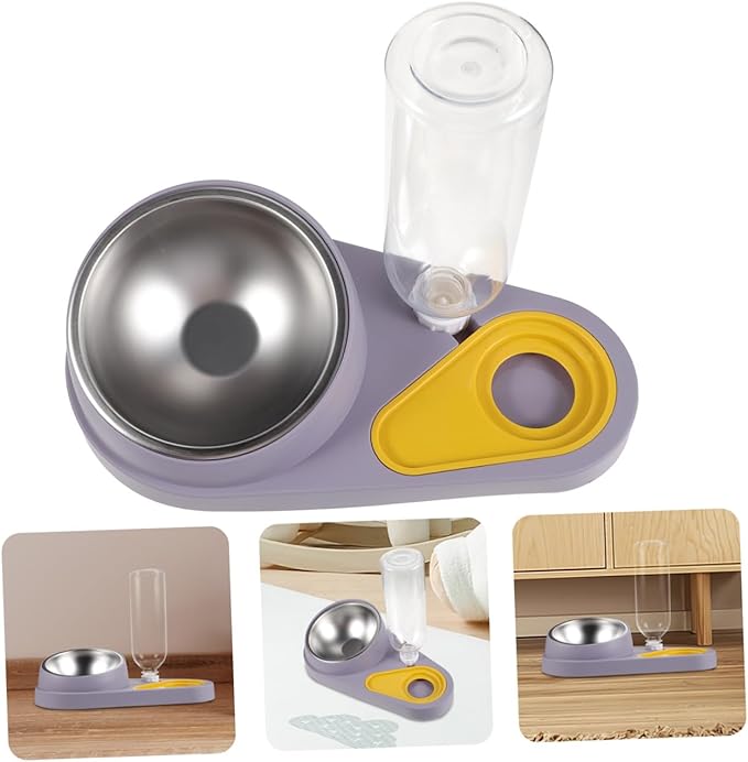 Automatic Pet Feeder Dog Water Dispenser No Spill Bowl Cat Food and Water Bowl