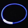 balacoo USB Rechargeable Glowing Led Pet Collar Dog Neck Decor for Outdoor Safety Material Stylish Decorative Design for Parties and Festivals