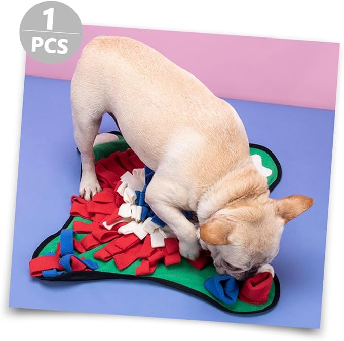 Dog Nose Training Mat Sniffing Pad for Snack Slow Eating Pet Feeding Mats Dog Supplies Nose Work Polar Fleece