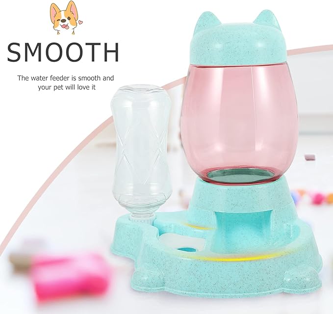 Automatic Drinking Fountain for Cat Dog Pet Feeder Waterer Easy Clean Portable Bowl Feeder