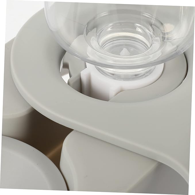 Timed Cat Feeder Automatic Water Dispenser Double Stainless Steel Bowl Pet Supply for Busy Pet Parents