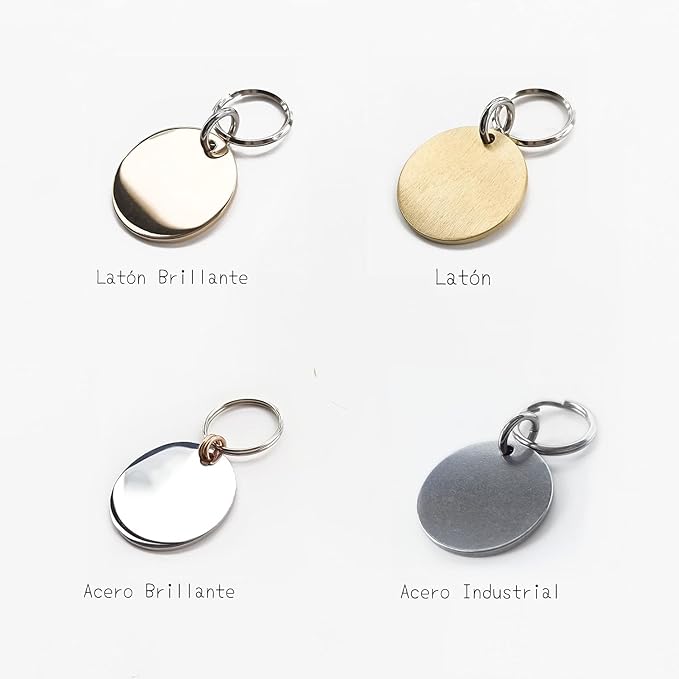 Cats Dogs ID Tags Personalized Engraving Birth Flowers Pattern for Custom Pets Collar Accessories 316L Stainless Steel Extra Small Round Name Plate