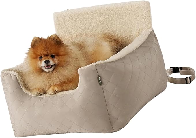 Travel Dog Boosters Offering Enhanced and Storage for Toy Snacks on Road Trips Double Side Dog Seat