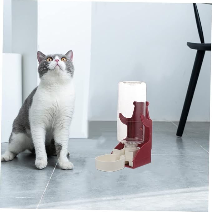 Happyyami Automatic Pet Water Feeder Hanging Water Container for Dogs Cats Rabbits and Animals Easy to Install Material