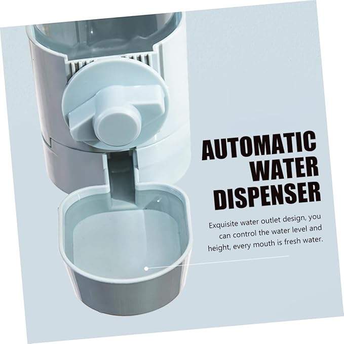 ERINGOGO Pet Hanging Water Feeder Automatic Dog Waterer Height Design Easy Inspect Bottle Lightweight for Cats Dogs and Animals