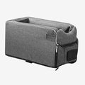 Pet Car Booster Seat,Cat and Dog car seat Cushion,Small Dogs Armrest Booster Seat for Car,with Safety Tethers,for Small Pets Up to 12 Lbs,Non-Slip Base