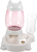 SUPVOX Indoor Pet Feeder Bowl Automatic Feeder for Dogs Cats Safe and Easy to Clean