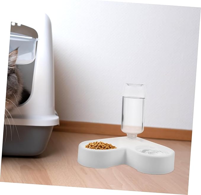 balacoo Automatic Pet Feeder with Water Bowl for Cats and Dogs Unique Detachable Design Easy to Clean and Use Stylish Pet Supply for Feeding and Hydration