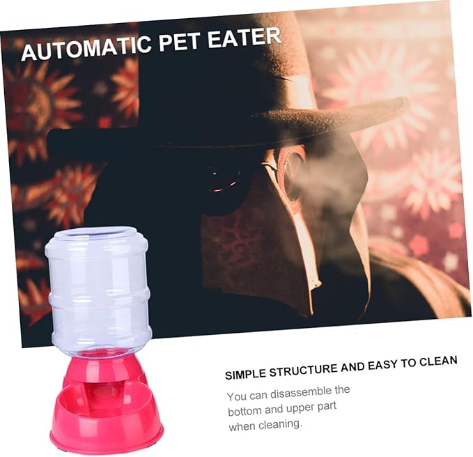 Happyyami Automatic PET Feeder 3.5L Food Bowl and Water Dispenser for Cats and Dogs Random Color Timed Portion Control Easy Clean