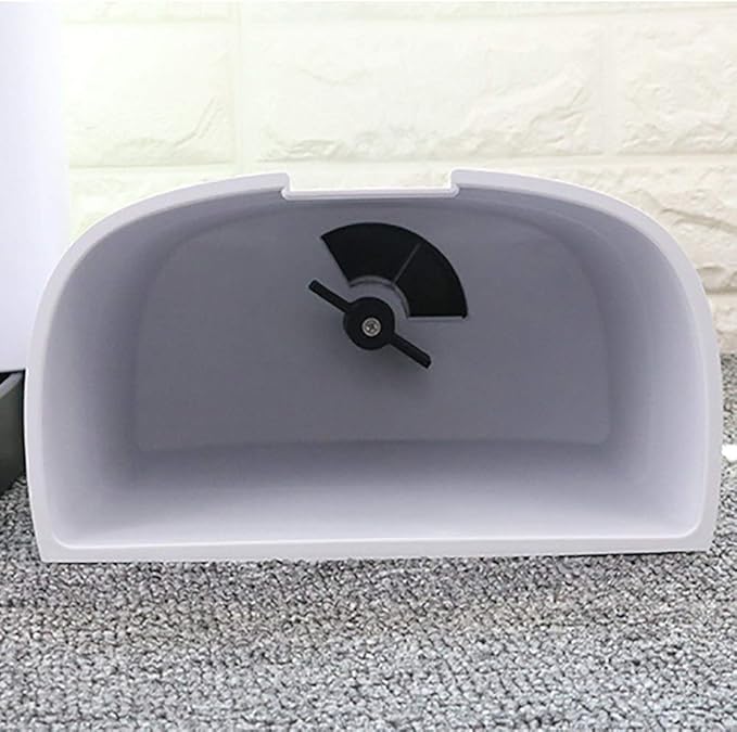Intelligent Timing Feeder Plastic Dog Automatic Feeder Pet Feeder White Portable
