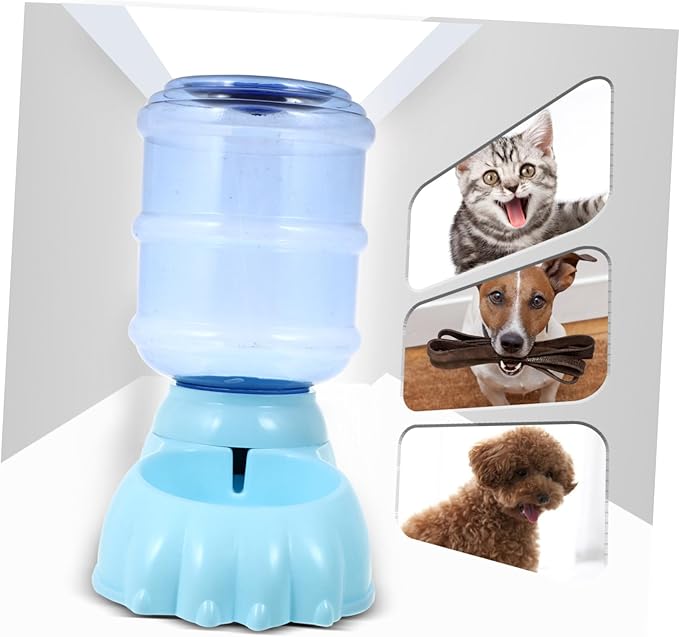 HANABASS Automatic Pet Water Dispenser Gravity Feeder for Dogs and Cats Pet Water Feeder Random Color