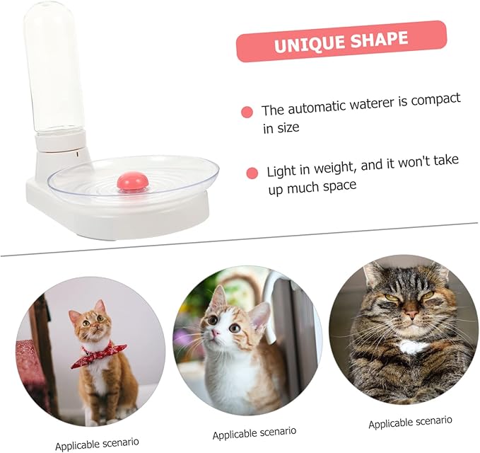 Milisten Automatic Pet Water Dispenser for Dogs and Cats Practical Pet Drinking Fountain Detachable Design Convenient Water Feeding for Home and Outdoor Use