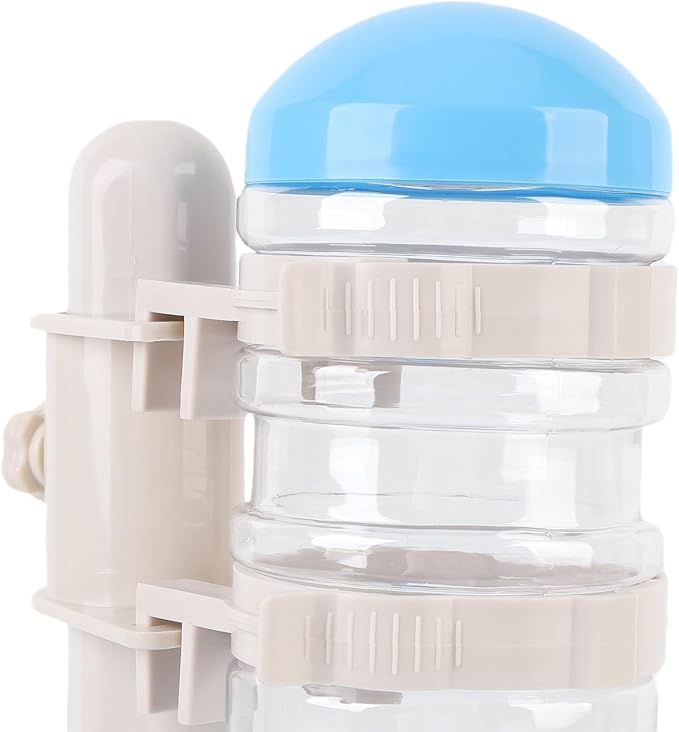 Haofy Elevated Water Dispenser for Pets with Height Adjustable 500ml Automatic Feeder Capacity and Easy to Clean Anti Leakage and Design for Puppies Ideal for Home, Travel and Training (XL)