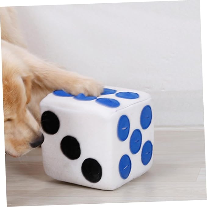 UPKOCH Dog Plush Dice for Dogs Sniffing Training Enrichment Durable Pet Playmate for Puppies