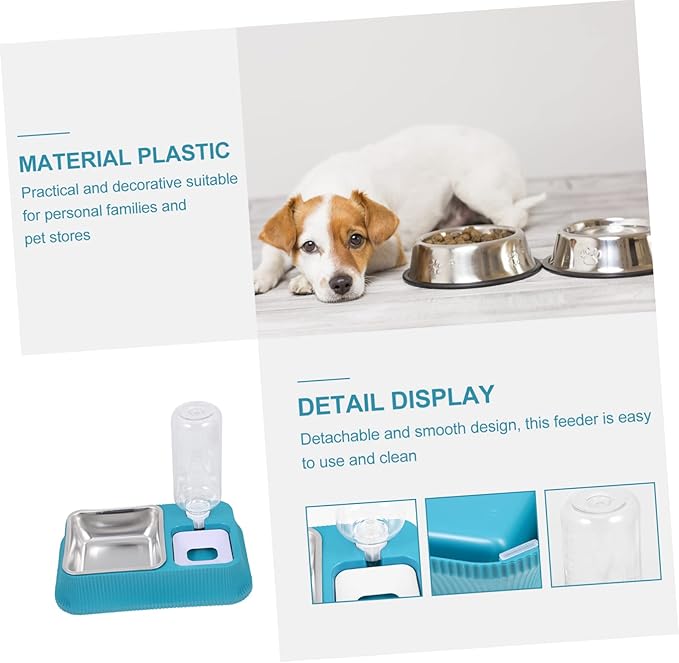 Automatic Water Dispenser PET Bowl Detachable Dog Feeder for Cats Dogs Indoor Non-Slip PET Water Bowl Fall Design