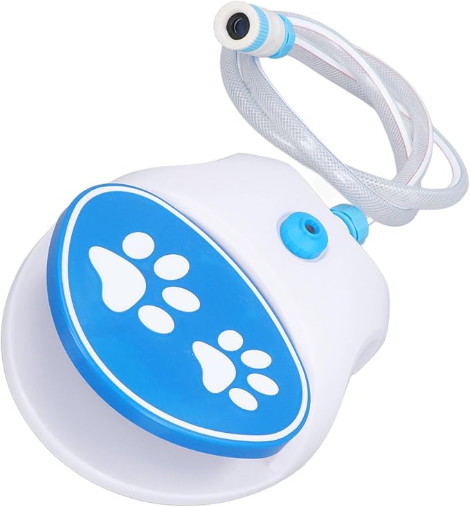 Klauenfuhundwasserbrunnen Step Donors, Automatic Sprinkler with Hose for Dogs and Cats, Suitable for and Types
