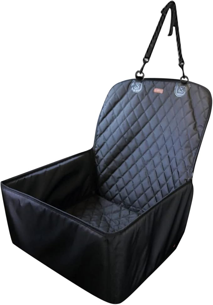 Car Seat Pet Mat, Non-Slip Washable Fabric, 58x45x45cm, Dog Car Seat, Cat Travel Chair, Dog Booster Bed, for Small Medium Dogs Puppy Kitten Travel Back Chair Protection Road Trip Comfort