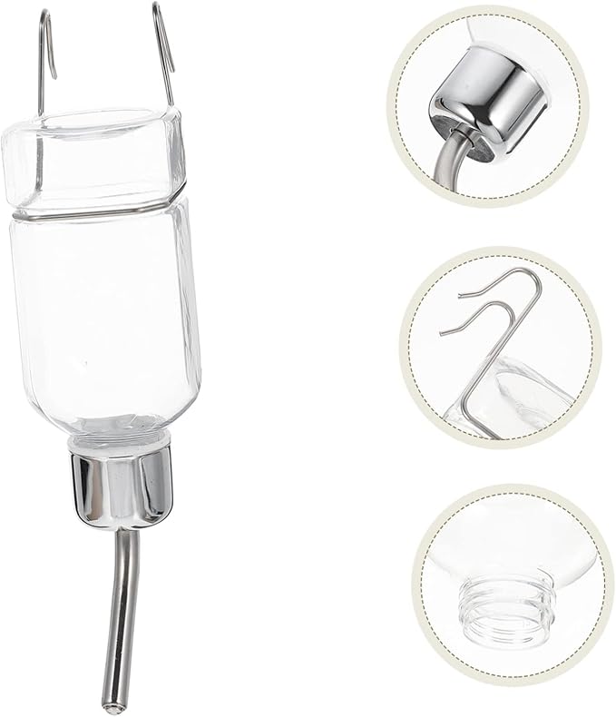 BESPORTBLE 4pcs Small Animal Water Bottle Dog Waterer Dispenser Automatic Pet Water Dispenser Leak-