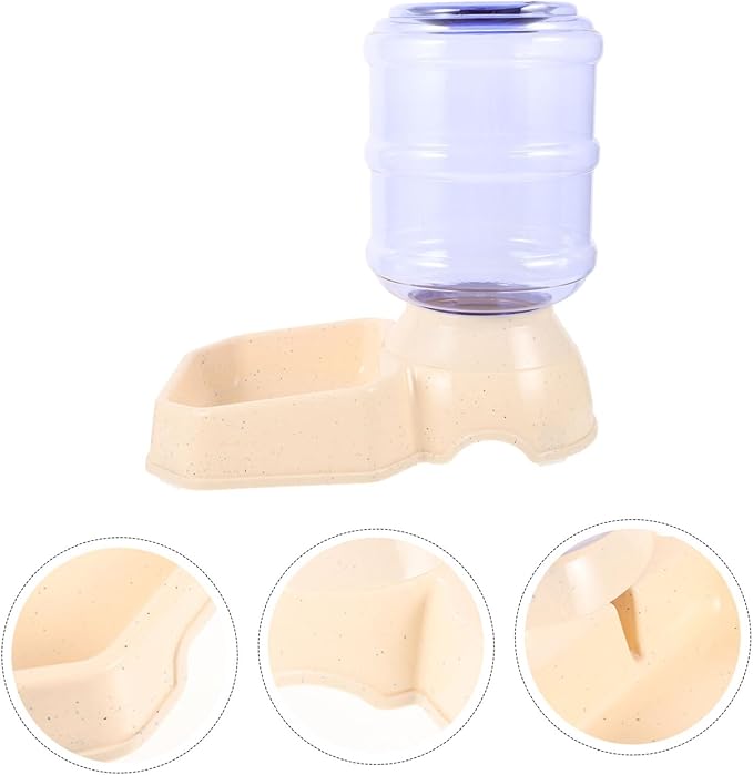 Safe Easy Pet Water Feeder Gravity-Driven Dog Cat Water Dispenser Compact Pet Supply