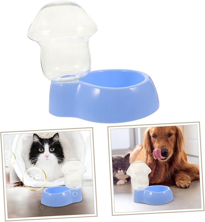 Sosoport Dog Bowl Slow Feeder Pet Water Dispenser Automatic Drinking Tool Pet Bowl